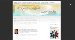 Desktop Screenshot of drogerievoegele.com